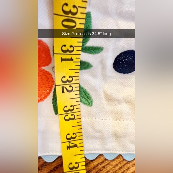 Anthropologie Postmark Embellished Linen Shift Dress size 2  EUC - Picture 7 of 11